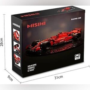 MISINI F1 Racing Car Building Blocks 1:10 Scale | 1200 Pieces | New In Packaging